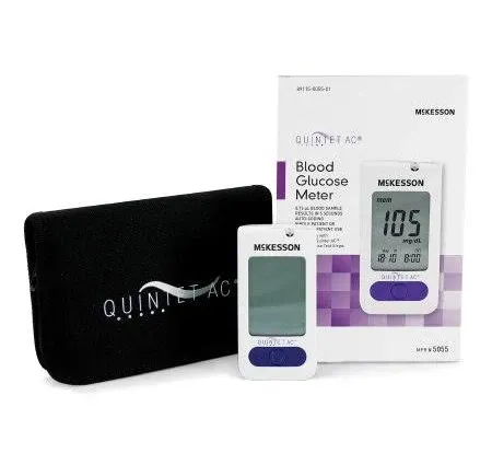 Quintet AC Blood Glucose Meter | Meter | Case of 20