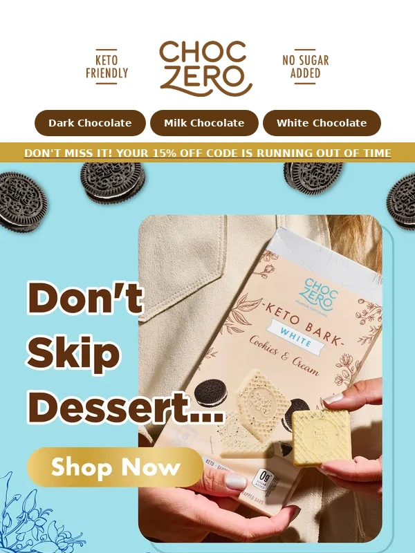 ChocZero - BTW,we don't use ANY erythritol or artificial sweeteners ?