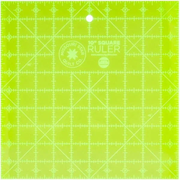 Missouri Star Quilt Co. 10" x 10" Square Ruler