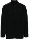 Verso 1 Point-collar Shirt In Black