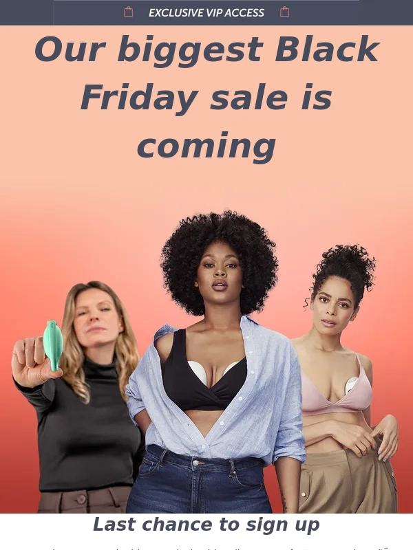 Elvie - Last chance! Sign up for your exclusive Black Friday offer