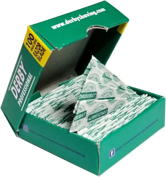 Derby Professional Single Edge Razor Blades