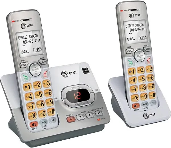 AT&T 2 Handset Cordless Answering System With Caller ID/Call Waiting EL52203
