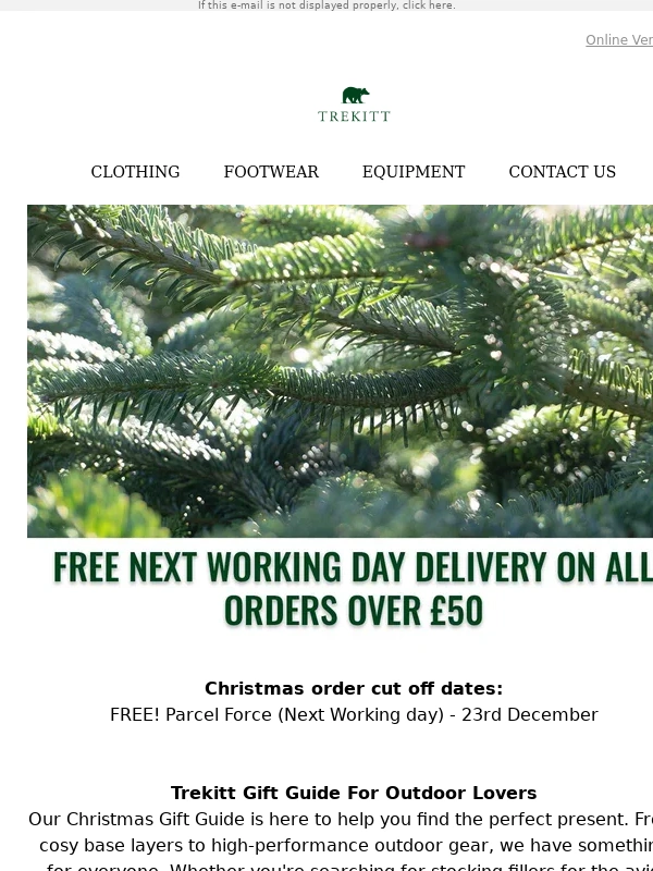 Trekitt - Free Next Working Day Delivery on Orders over £50