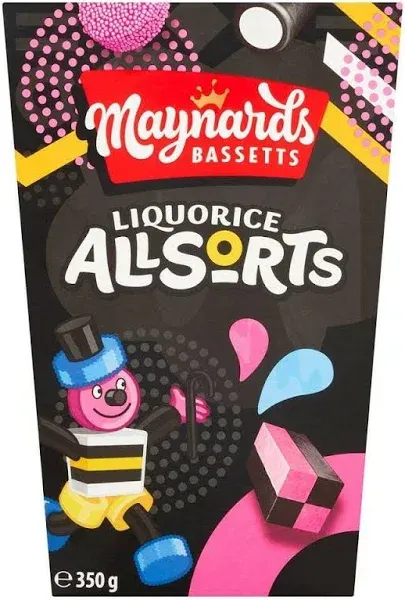 Maynards Bassetts Liquorice Allsorts Carton 350g