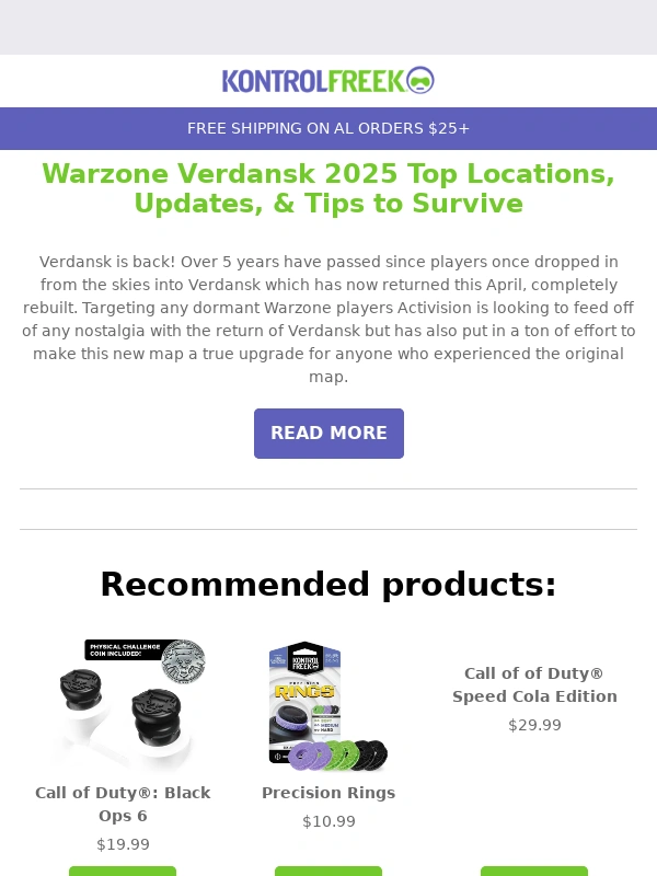 Kontrol Freek - Verdansk Tips: Top locations and how to survive!