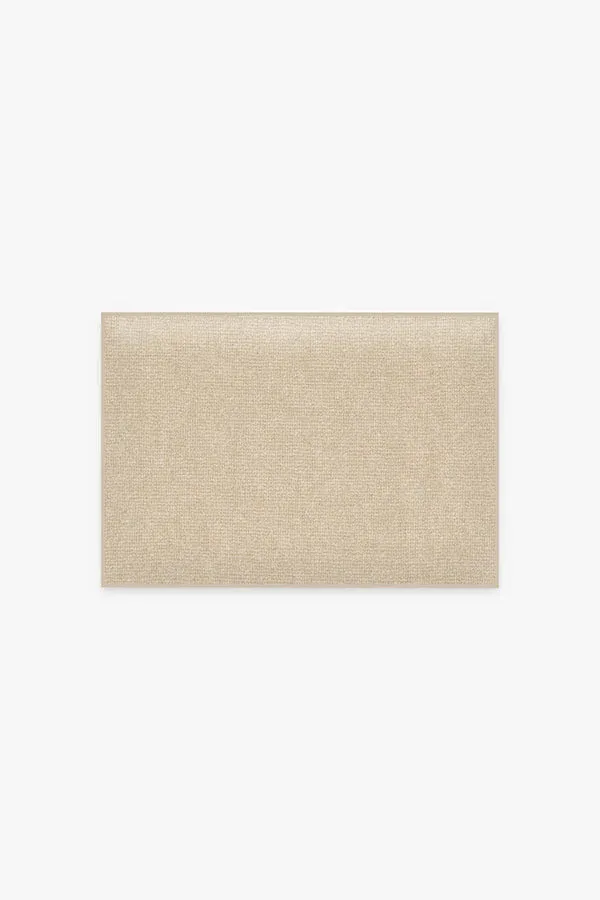 Solid Beige Bath Mat