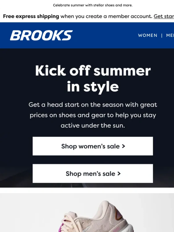 Brooks Running - Memorial Day deals are here!
