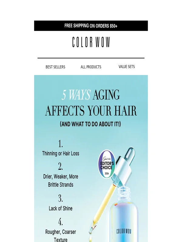 Color WOW - What aging means for your hair
