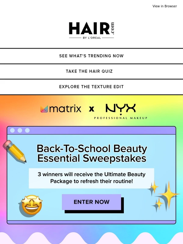 Hair - IN OUR GIVEAWAY ERA