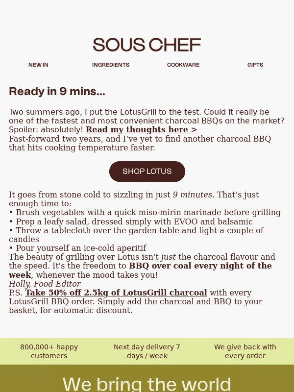 Sous Chef - BBQ on a Tuesday!? Absolutely