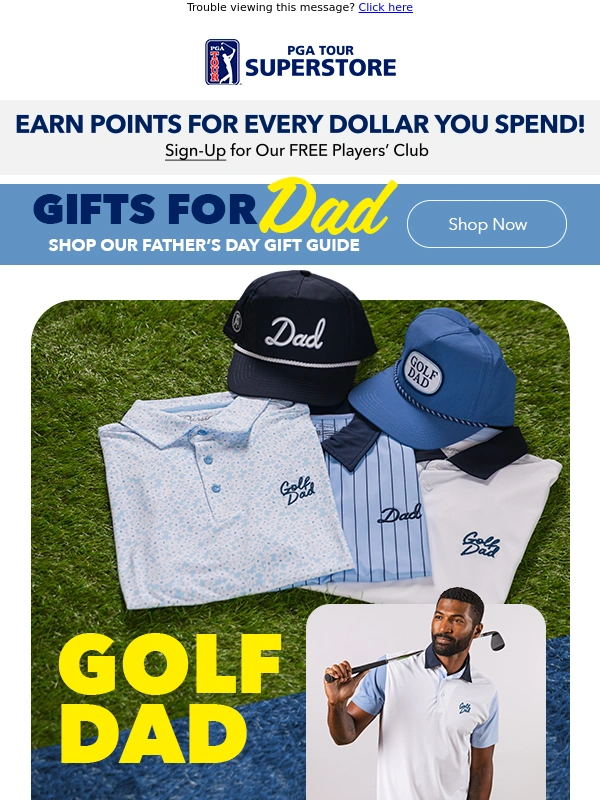 PGA TOUR Superstore - The Ultimate Gear for the Ultimate Golf Dad