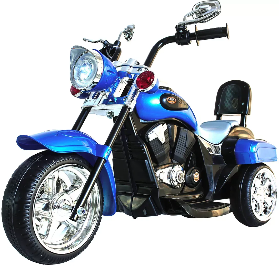 DTI Direct Inc 6V Chopper Ride-On Trike - Blue