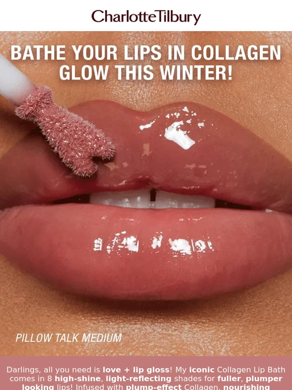 Charlotte Tilbury - Bathe Your Lips In Collagen Glow This Winter! ?