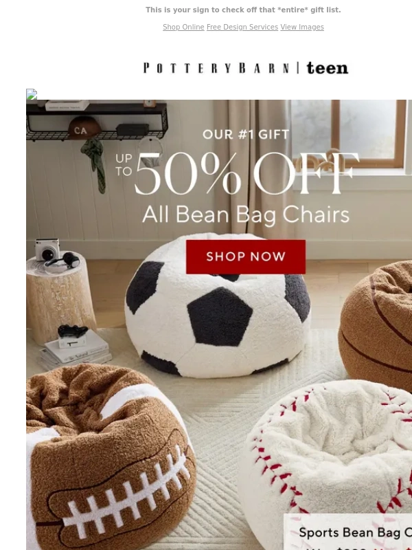 PBteen - ONE DAY ONLY! Up to 70% off Cyber Monday Deals ?