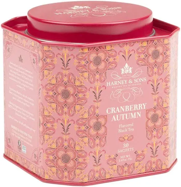 Harney & Sons Cranberry Autumn Herbal Fruit Tea