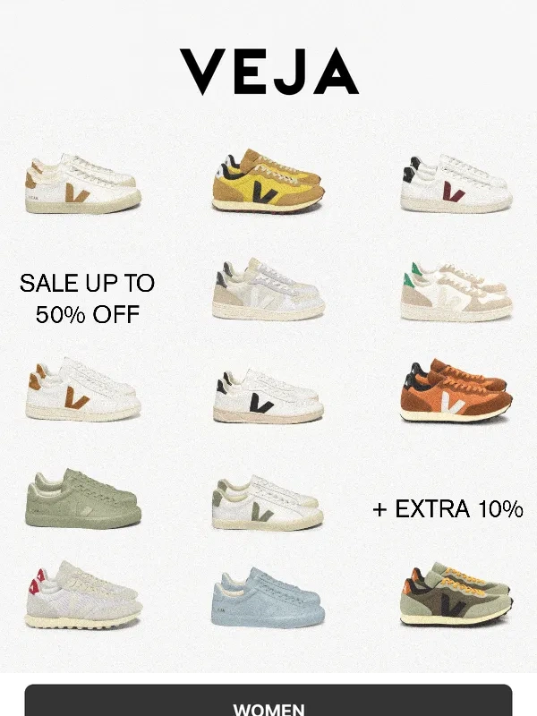 VEJA - SALE: EXTRA 10% OFF