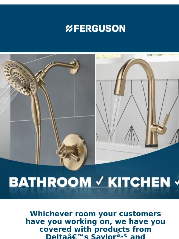 Ferguson - Delta Fixtures You're Gonna Want To See