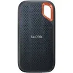 SanDisk - Extreme Portable, 1TB, External USB-C NVMe SSD, Black
