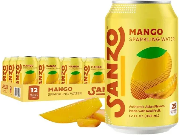 Sanzo Mango Sparkling Water