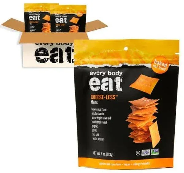 Every Body Eat Cheese-Less Snack Thins