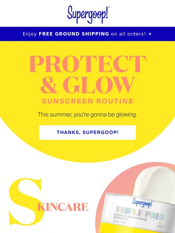 Supergoop - Time for a wardrobe refresh ✨