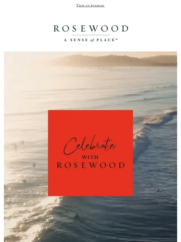Rosewood Hotels - Celebrate the holiday season with Rosewood