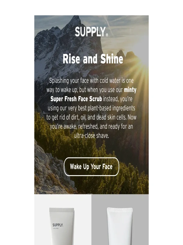 Supply - A Wake Up for Your Face