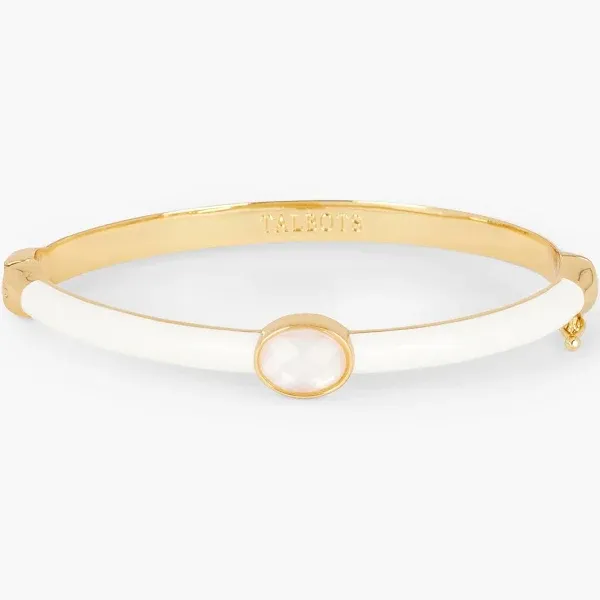 Talbots Women's Stone Enamel Hinge Bangle