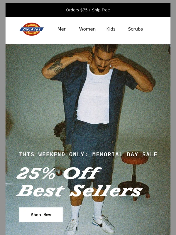 Dickies - 25% Off Starts Now