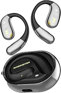 Monster Wireless Bluetooth Rotary Earphones W/Lanyard & 24H Battery Life
