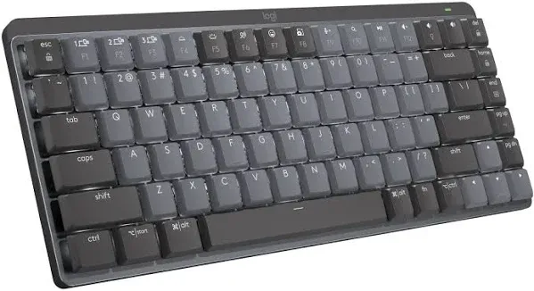 Logitech MX Mechanical [Full Size & Mini] Wireless Illuminated Keyboard, Clicky Switches, Backlit, Bluetooth, USB-C, macOS, Windows, Linux, iOS, Android, Metal $102.9