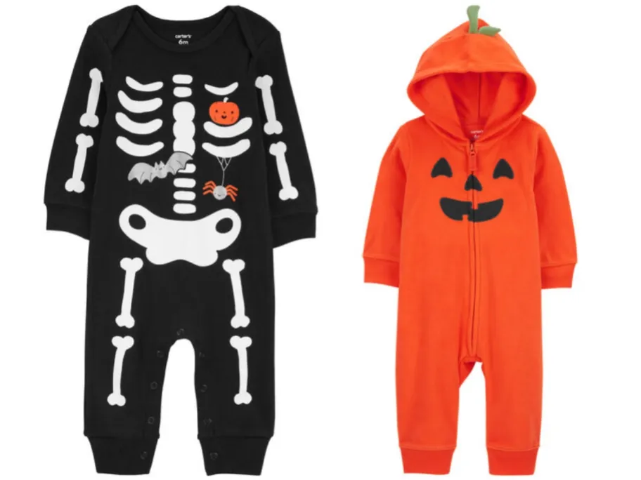 Carters Baby Halloween Skeleton Jumpsuit