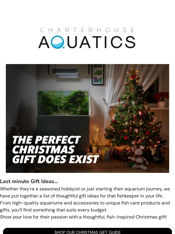 Charterhouse Aquatics - Last Minute Christmas Gifts ??
