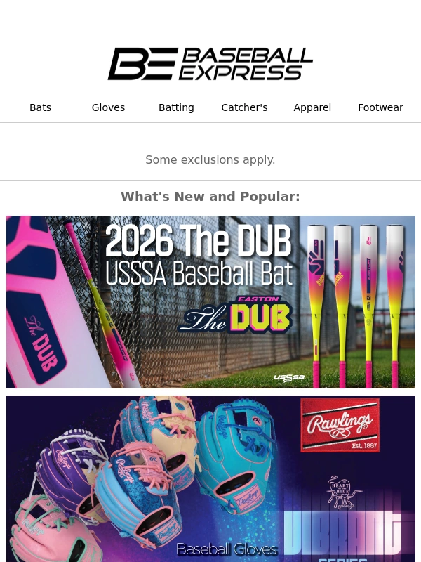 Baseball Express - Mom’s Favorite Weekend: 30% Off Select Gear ?⚾