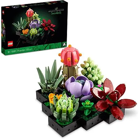 771-Piece LEGO Icons Succulents Botanical Collection Plant Building Kit & More $39.99 + Free Shipping