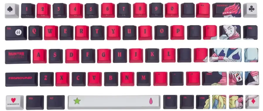 Higround Hunter x Hunter Artisan PBT Keycaps (Hisoka or Killua) $38.99 + Free Shipping