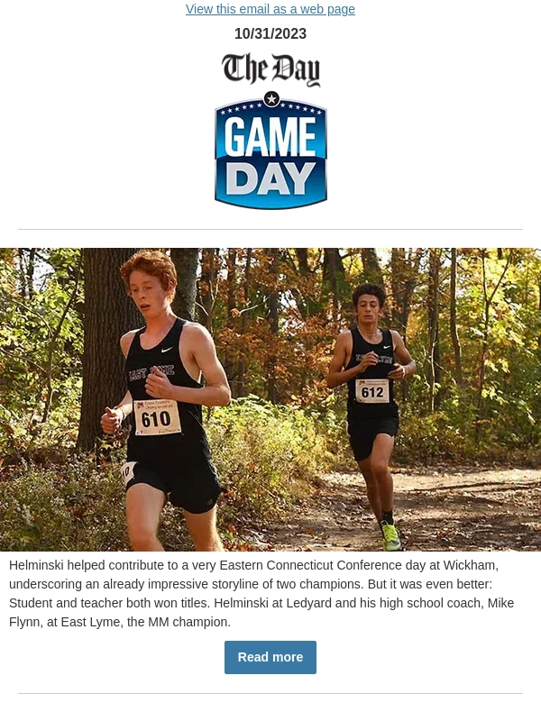 The Day - ?‍♀️?‍♂️ Ledyard,East Lyme,win state titles in cross-country