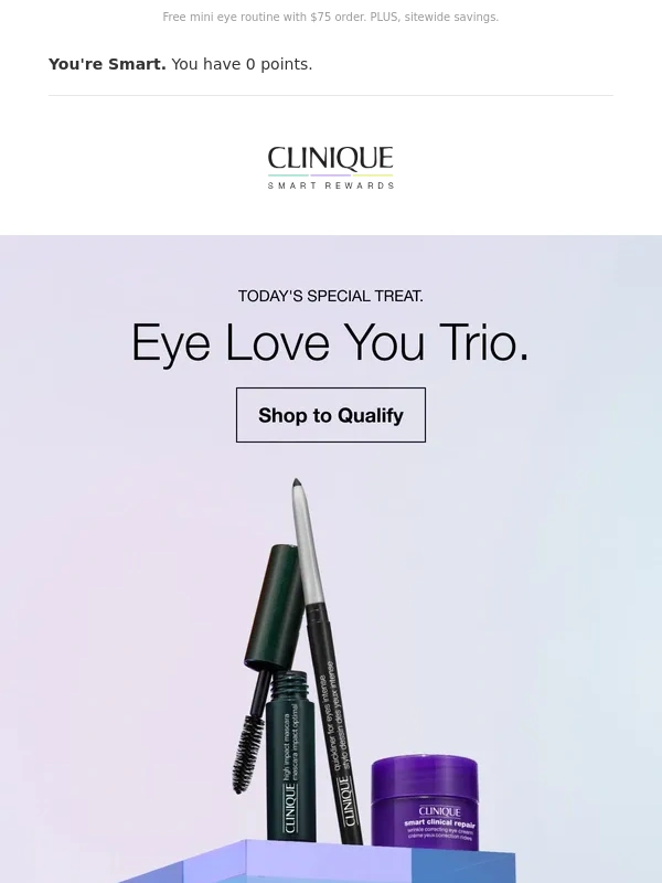 Clinique - Today only ? A sunny treat for eyes ?