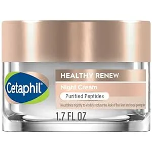 Cetaphil - Healthy Renew Skin Tightening Night Cream, 1.7 Oz, Wrinkle Repair Cream, Sensitive Skin, Fragrance Free