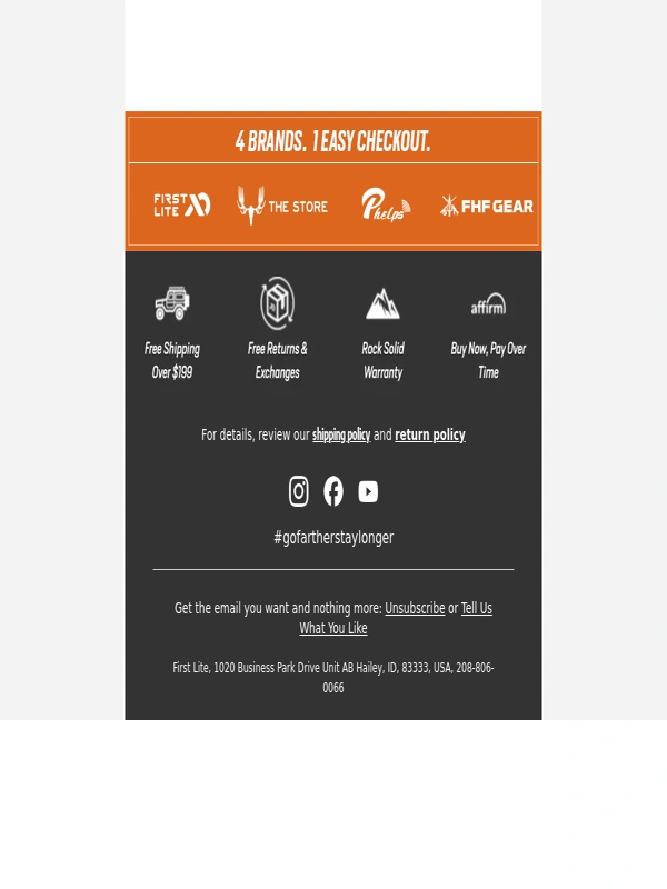 First Lite - 50% OFF Cipher Gear! Don't Miss Out