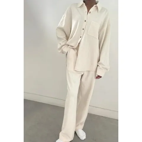 Oak + Fort ELASTIC WAIST PANT