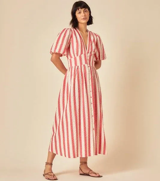 Nobody's Child Starlight Striped Midi Dress