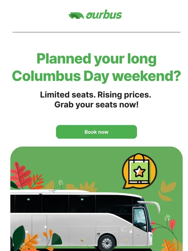 OurBus - Long Weekend Incoming