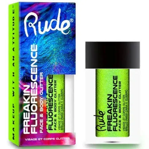 Freakin Fluorescence Face and Body Glitter by Rude Cosmetics