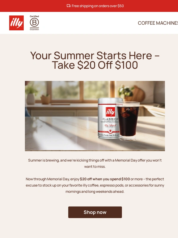 illy - Sip Into Summer – Save $20
