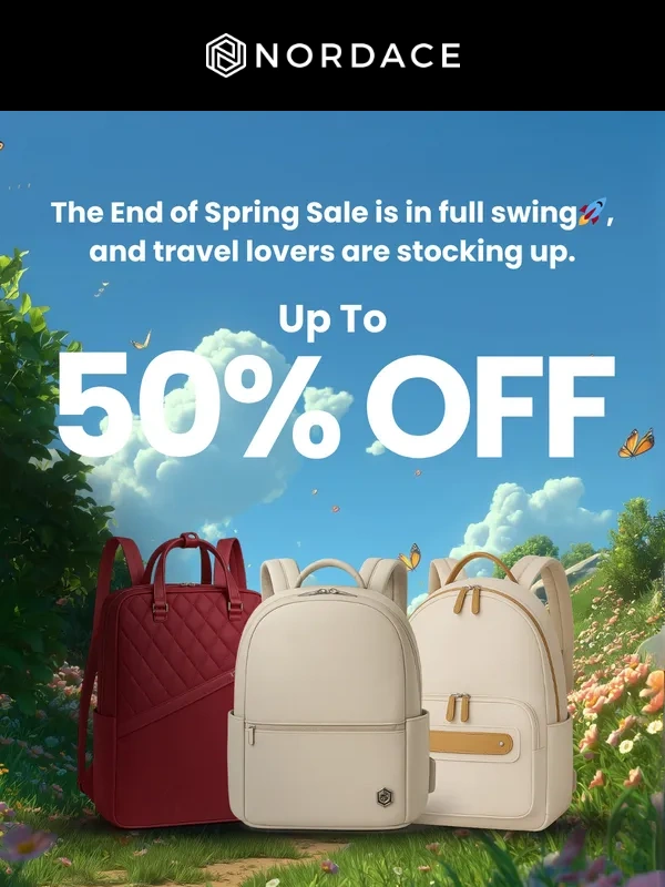 Nordace - Dream Travel Bundles Up to 50% OFF!
