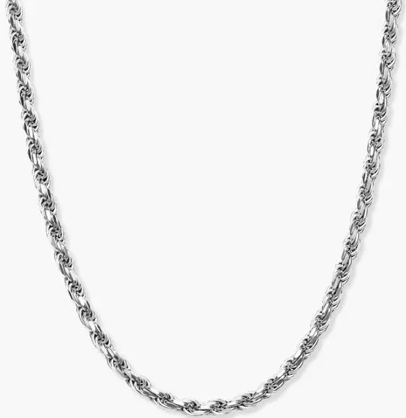 JAXXON 2.5mm Rope Silver Chain