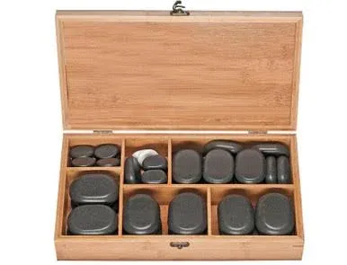 Custom Craftworks Hot Stone Set 45-Piece
