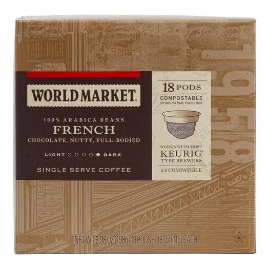 World Market French Roast Coffee Pods